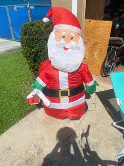 Set of 6 Christmas inflatables