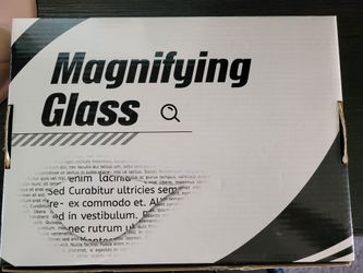 Fresnel magnifying sheet
