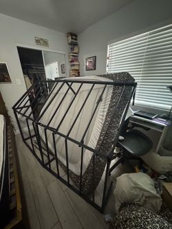Bed and frame
