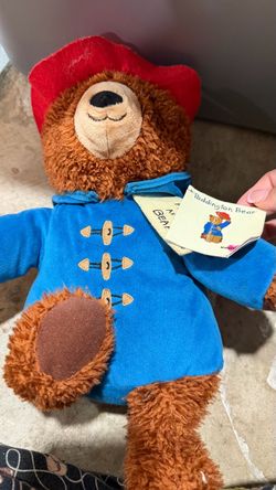 Paddington Bear Plush Stuffed Animal with Tag