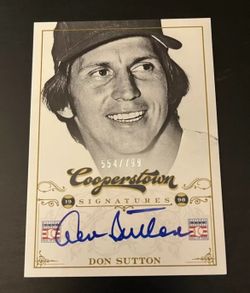Don Sutton 2012 Panini Cooperstown Signatures #HOF-DSU /799