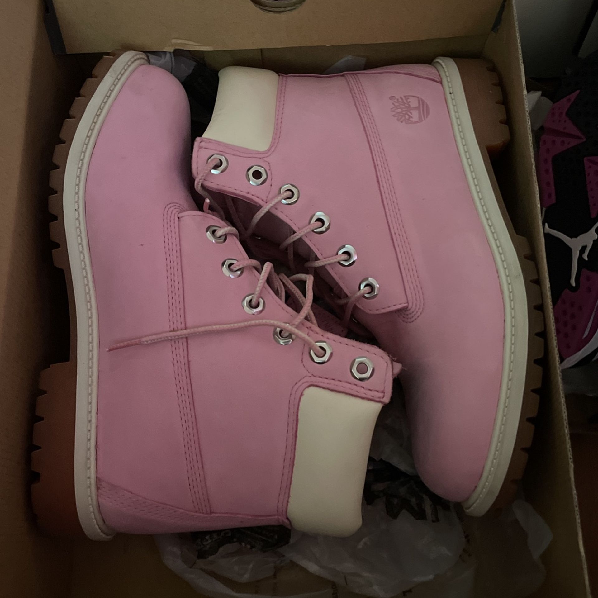 Pink Timberland Boots Junior Size