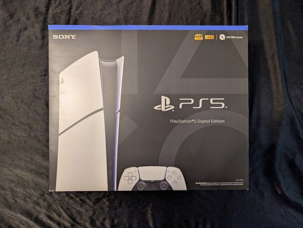 New Sony PS5 Digital Edition 1TB (Sealed)
