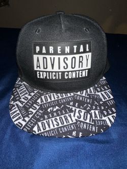 Parental Advisory explicit content hat