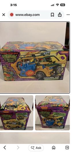 Pizza turtle fire Van