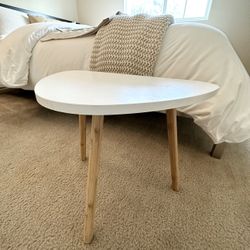 Small Contemporary Side End Table Mid Century Modern