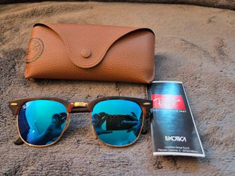Rayban Blue Mirrored Sunglasses