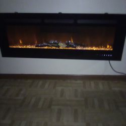 Brand New 50" Mount Fire Place,Change Colors,
