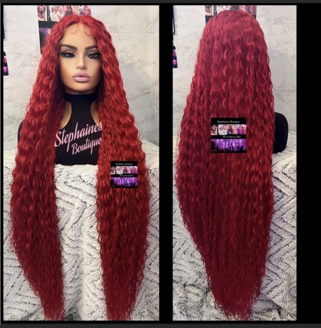 Human Hair Blended Lace Front Wig