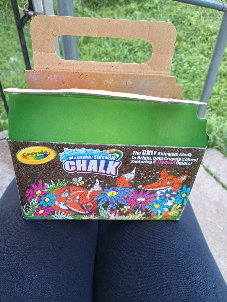 Sidewalk Chalk Used Good Condition $6.00