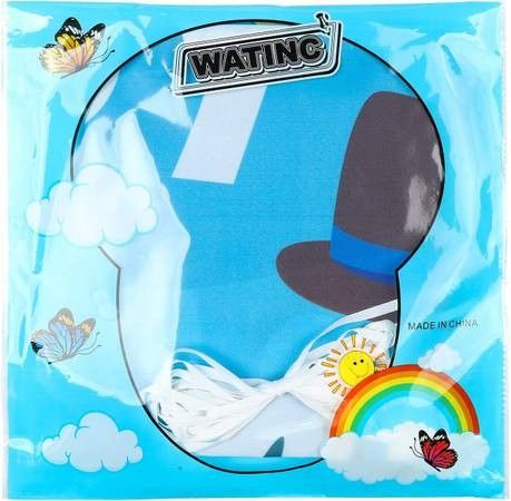 NEW Happy Father’s Day Backdrop Banner 78” x 45” Extra Large Blue Background Banners Shirt Tie Hat Moustache Polyester Backdrops Party Decorations Pho
