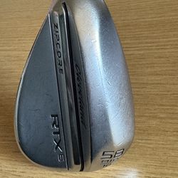Left Handed LH Cleveland RTX 6 ZipCore 58° Wedge