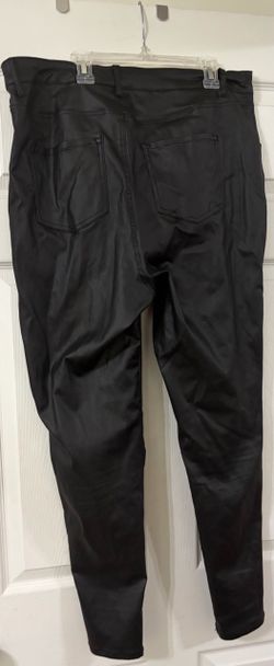 Black leather pants