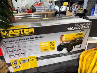Master  Kerosene/Diesel/Forced Air 14,000 BTU MH 140T-KFA BRAND NEW