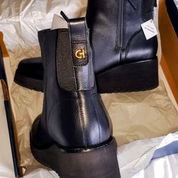 🔥 Cole Haan Wedge Zip Boots.