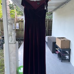 Red Cashmere Gala Dress