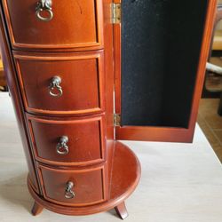 Jewelry Box Bombay Gorgeous 14 1/2" High 9" Diameter