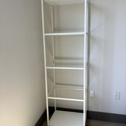 IKEA Vittsjo White Glass Shelf Unit 