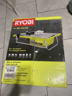  RYOBI 7in Wet Tile Saw 