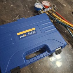 Yellow Jacket  Test And Charging Manifold. And Yellow Jacket Rachet Tube Bender