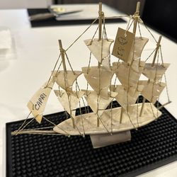 Vero Corno Italian made Sailing boat Art Capri 3D