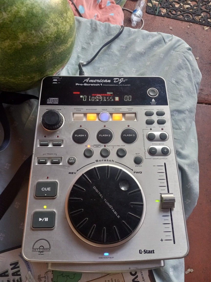American DJ Pro Scratch 1 Professional Cd Player