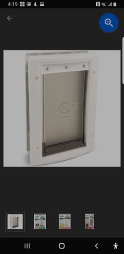 PetSafe Plastic Pet Door size: Small, White