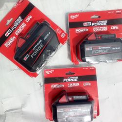 Milwaukee M18 FORGE HD12, XC8.0, XC6.0 Battery 3-pack