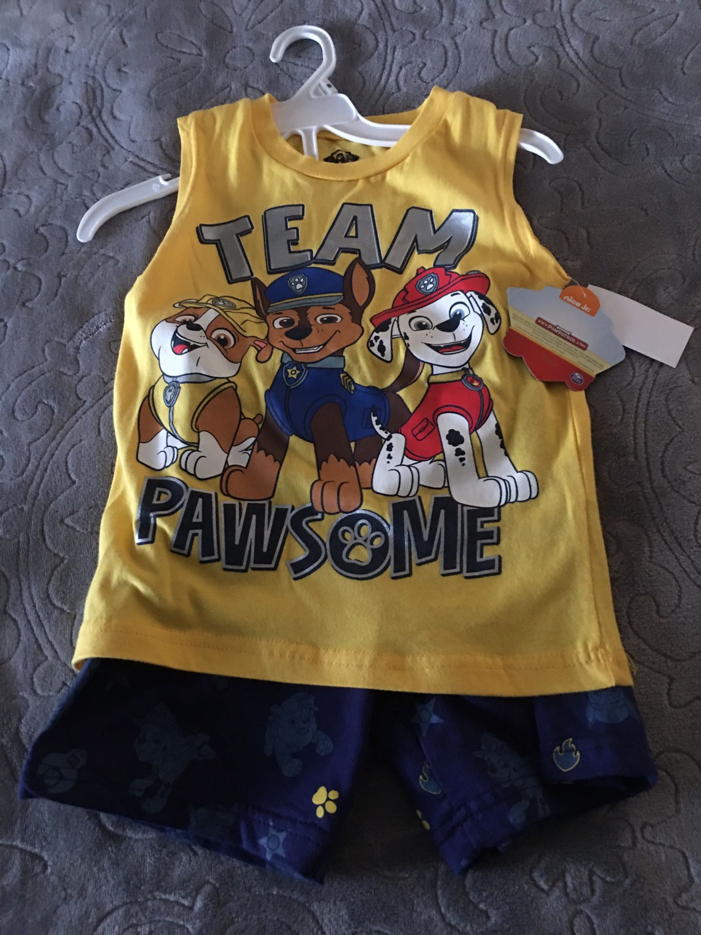 paw patrol tank & shirt Size S