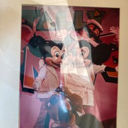 Old Photo Of Mickey & Minnie Mouse