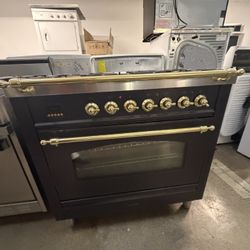 36” Hellman Dual Fuel Range 