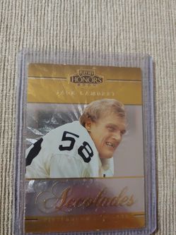 Jack Lambert Steelers football card