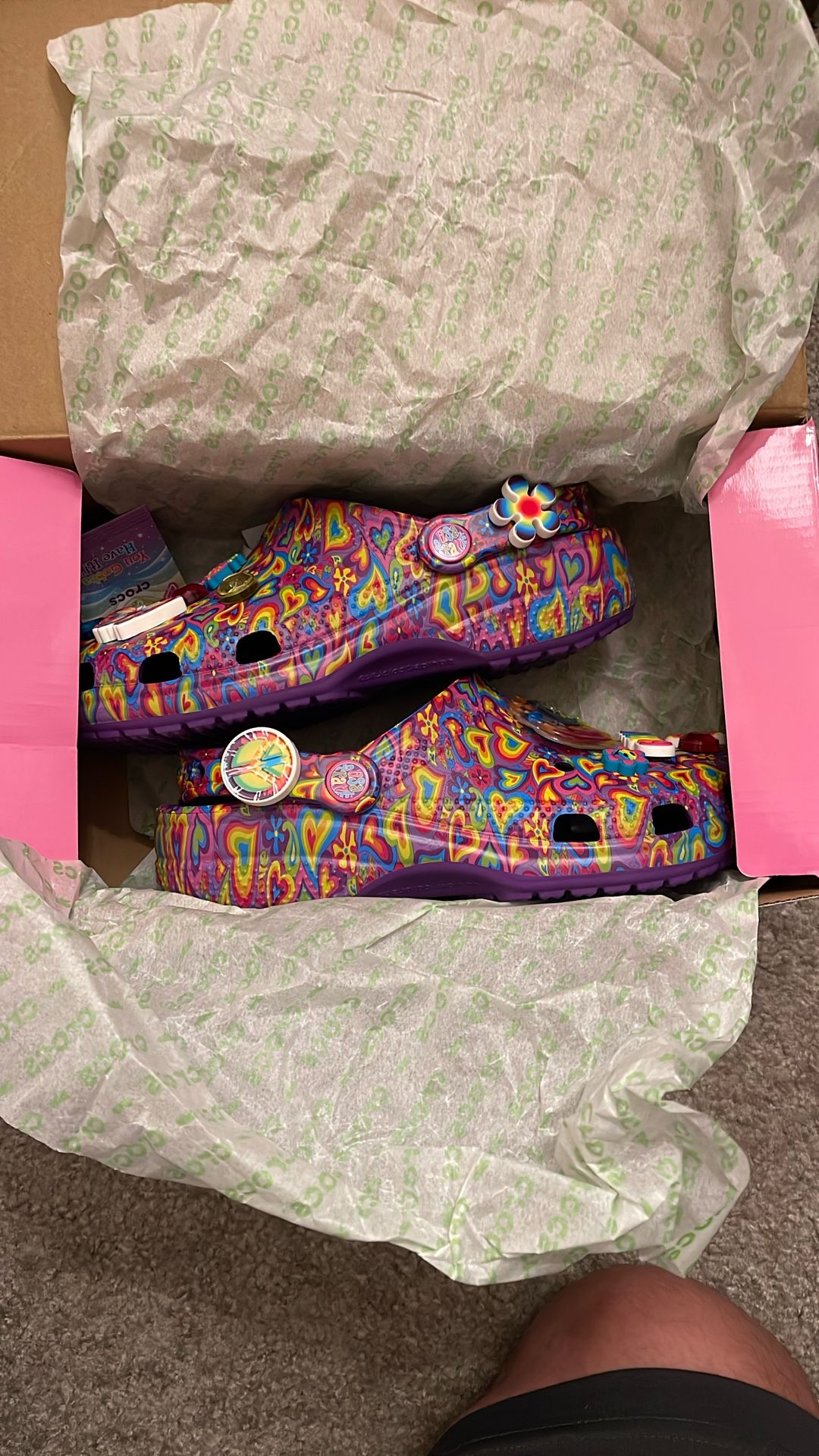 Crocs Lisa Frank Sz Men’s 5 Women’s 7