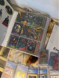 Entire card collection pokemon,football, baseball, digimon, pocketmonsters, yuhioh, tmnt, batman, marvel, hockey