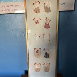 Framed 20th Century Japanese Paper-Cut Masks