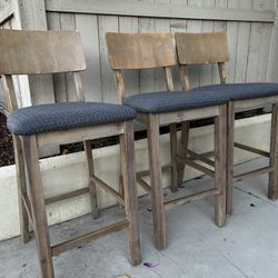 3 Bar Stools, One Price