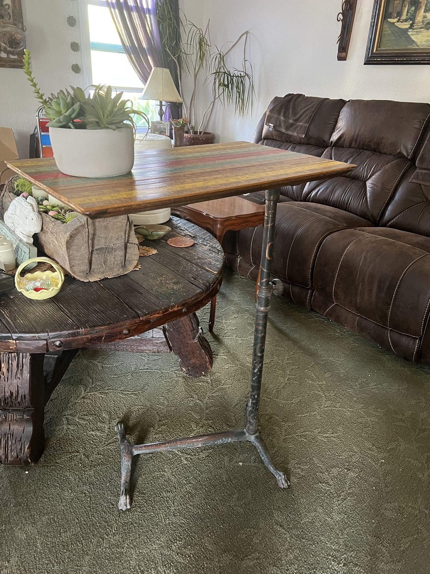 Antique 1920’s Victorian Reading Or Drafting Table