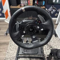 Logitech - G920 Driving Force Racing Wheel And Pedals, Logitech G Force Shifter And Stand, For Xbox