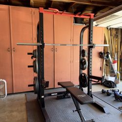 Squat Rack / Gym Equipment / Weights / Bench