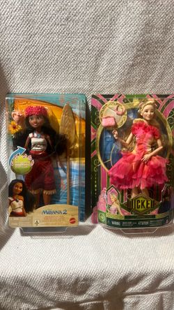 New Movie Dolls Moana Glinda 2 each New