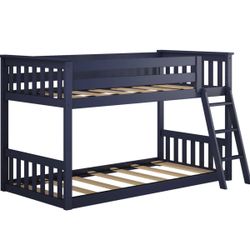 Blue Bunk Bed 