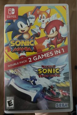 SONIC MANIA & TEAM SONIC RACING | 2 GAMES IN 1 FOR NINTENDO SWITCH — $60 OBO