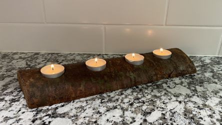 Natural wood Candle Holder for Tealights