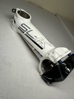 FSA SL‑K Stem 120mm 31.8mm ±6° 1‑1/8" Alloy w/ Carbon Faceplate White