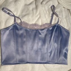 Lavender Crop Corset Like 