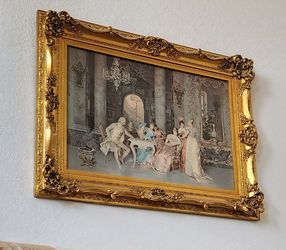 French Style wall art and mirror