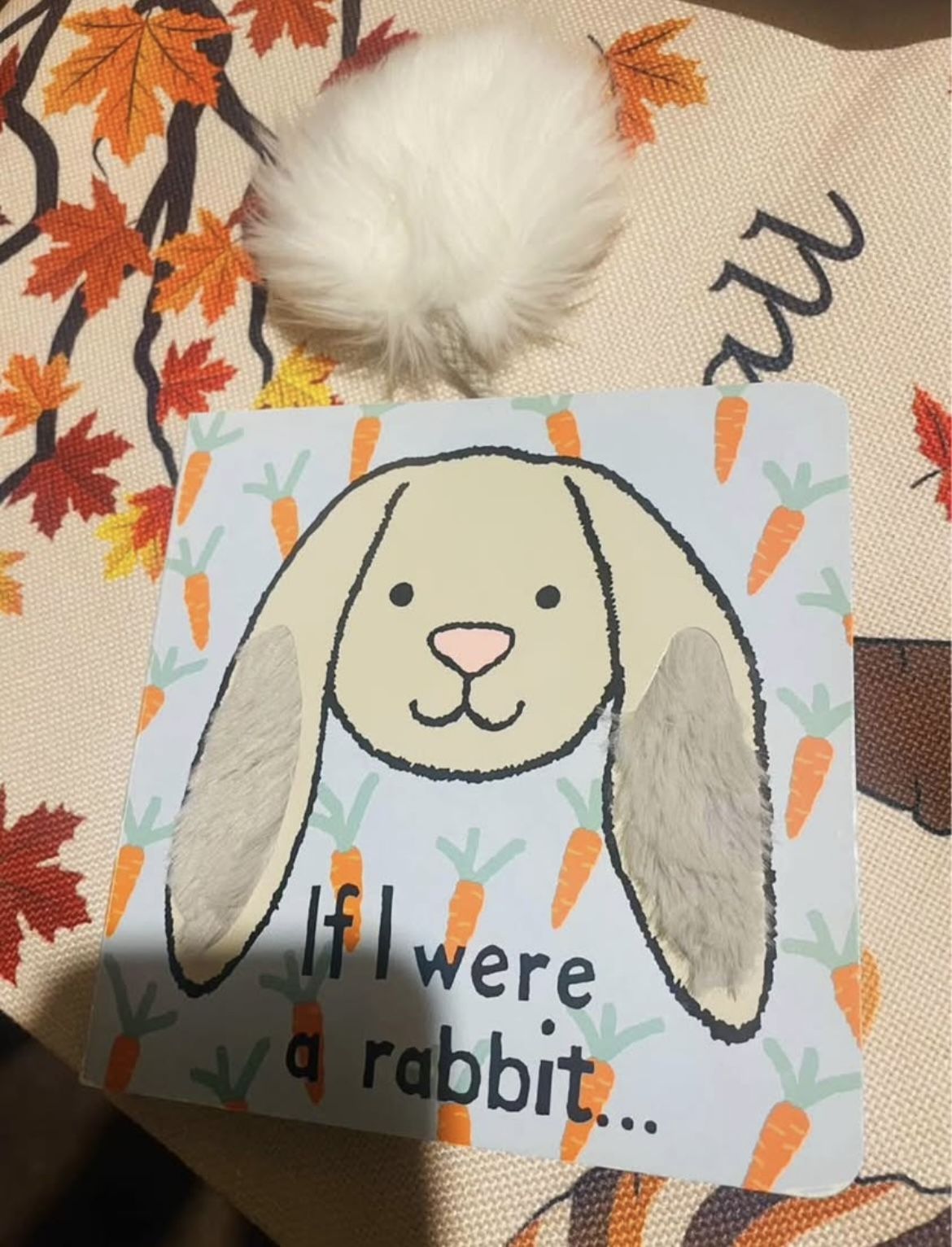 New JellyCat Rabbit Board Book