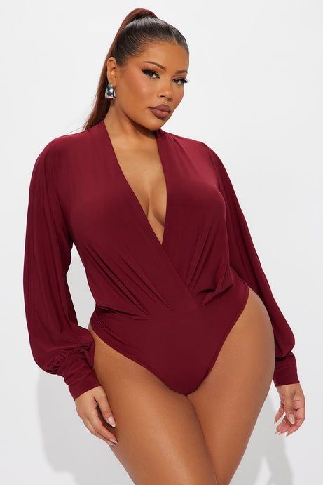 Long Sleeve Bodysuit ! Size 3X