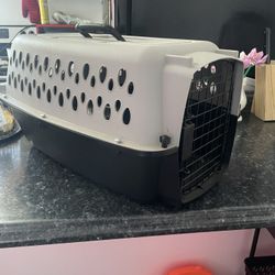 Small Dog Kennel And Water Bowl