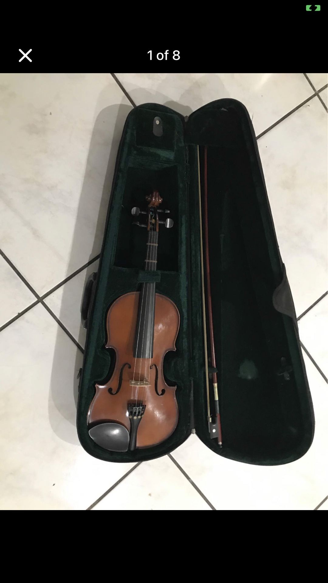 Violin Con Su Estuche $80